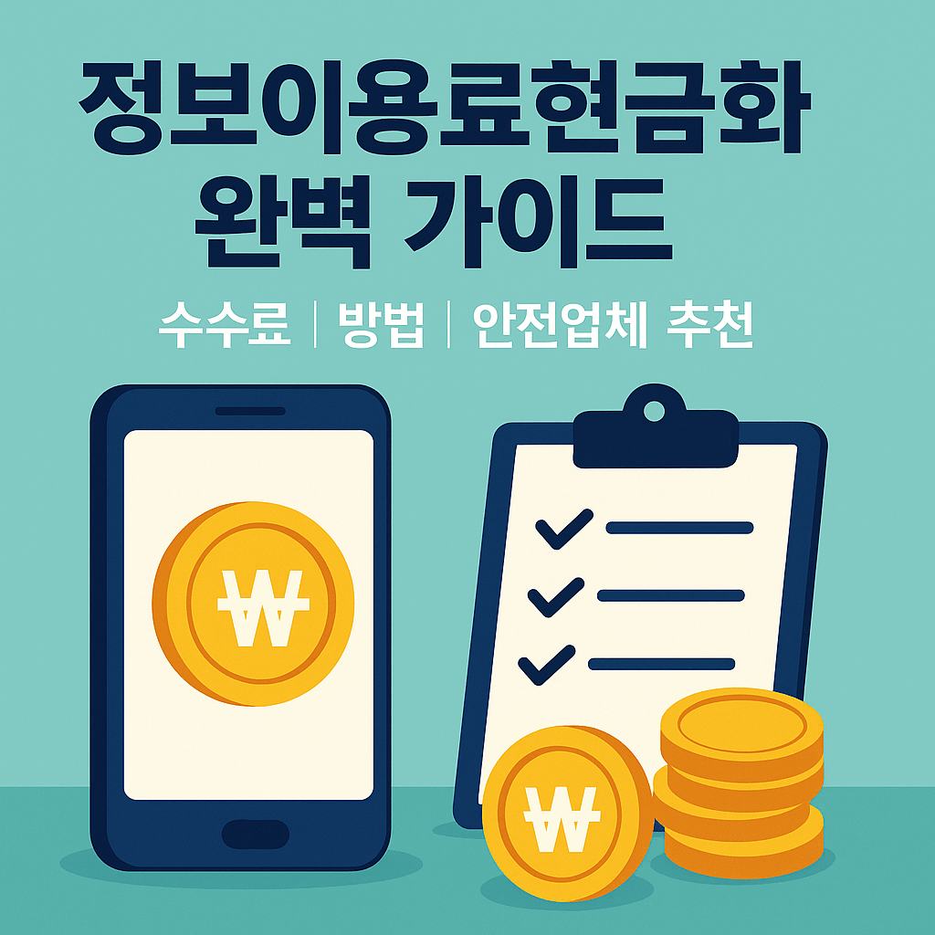 정보이용료 미납 상태 시 현금화 가능 여부 및 해결 방법